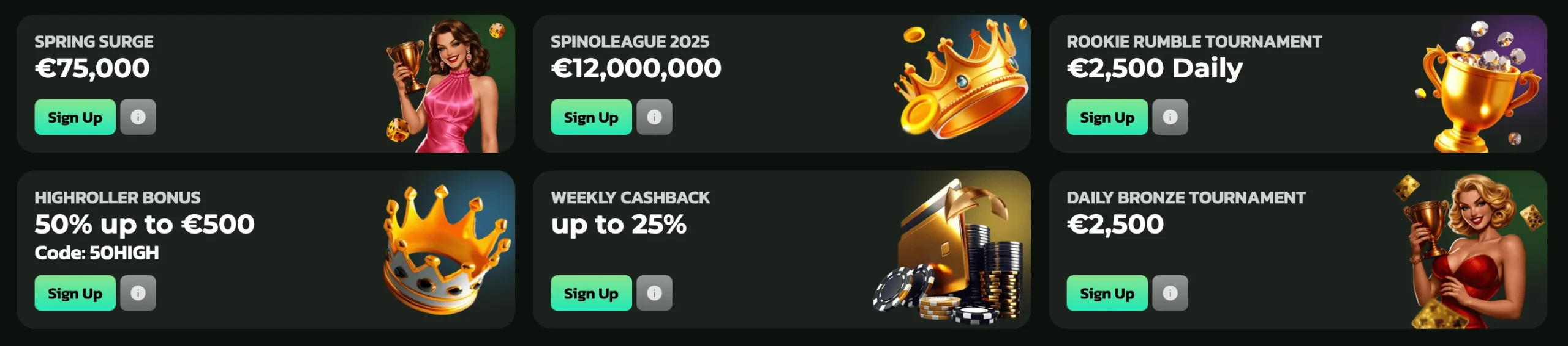 Bonuses and Promotions